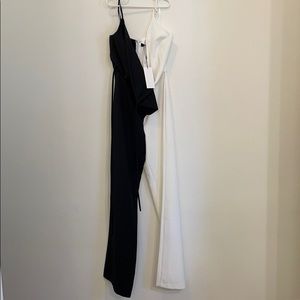 Alpha & Omega Black and White Jumpsuit NWT